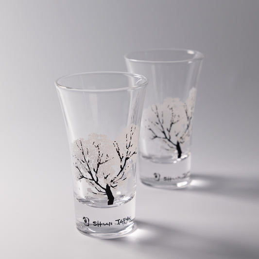 冷感桜 グラス天開ペア