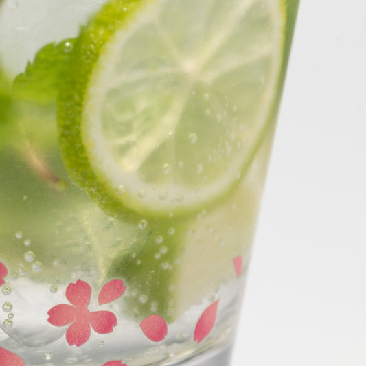 冷感桜舞 富士山 ロックグラス(木箱入)