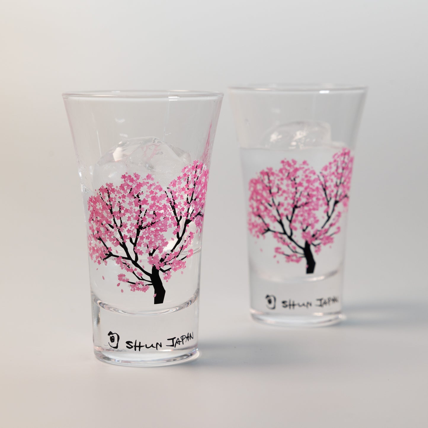 冷感桜 グラス天開ペア