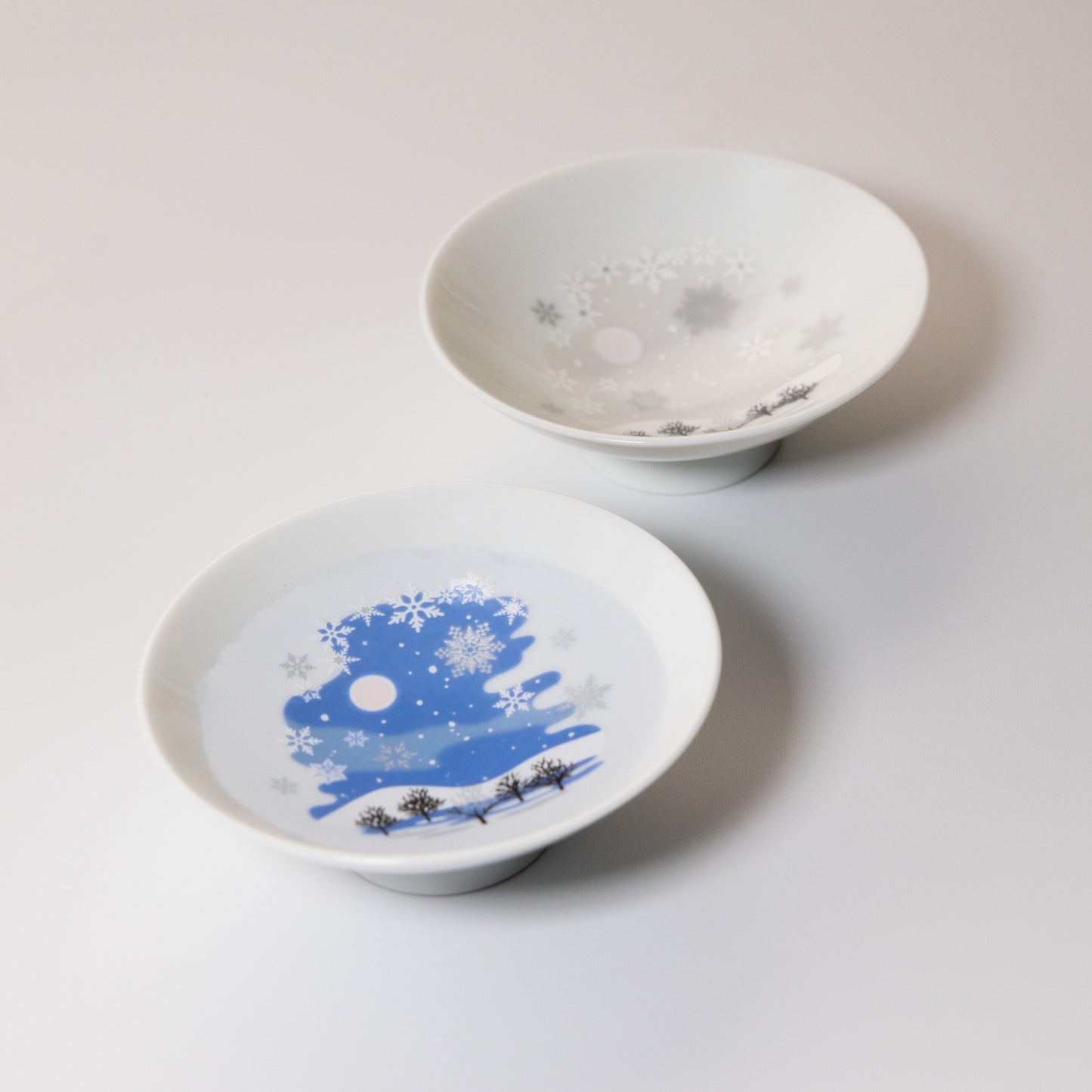 冷感雪結晶 平盃ペア