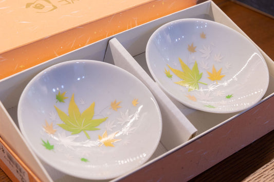 冷感紅葉 平盃ペア
